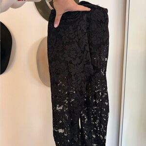 4th Reckless Black Lace Pants